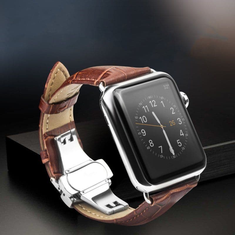 image-Genuine Leather Apple Watch Band