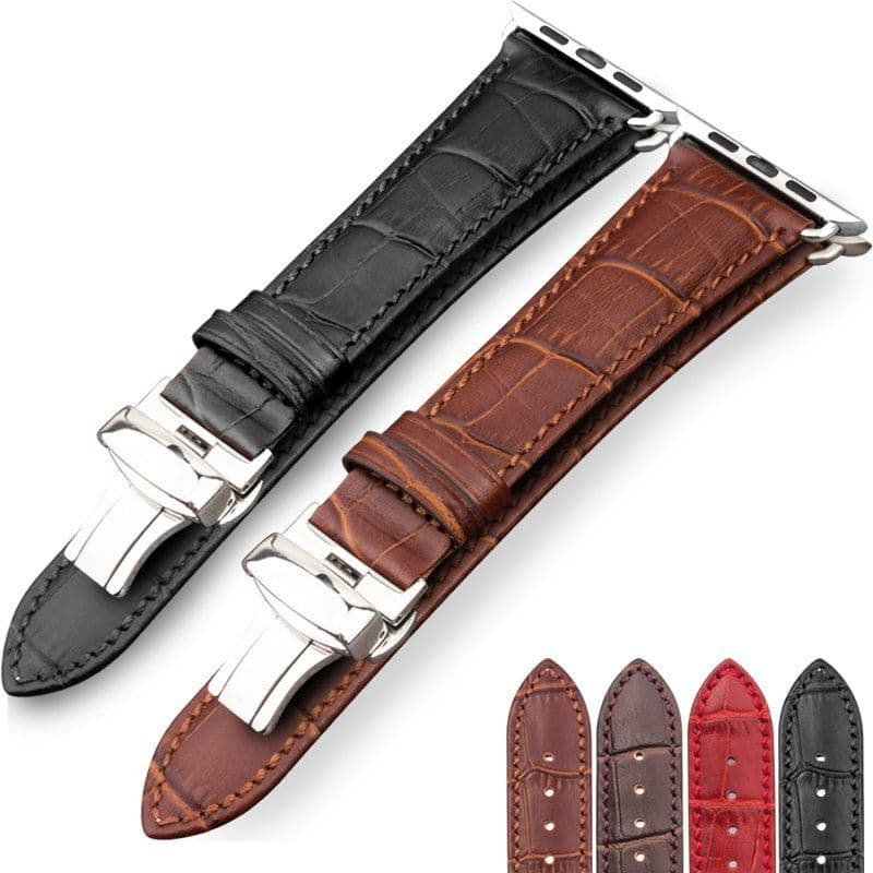 image-Genuine Leather Apple Watch Band