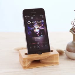 image-Bamboo iPhone Speaker Dock