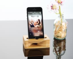 image-Bamboo iPhone Speaker Dock