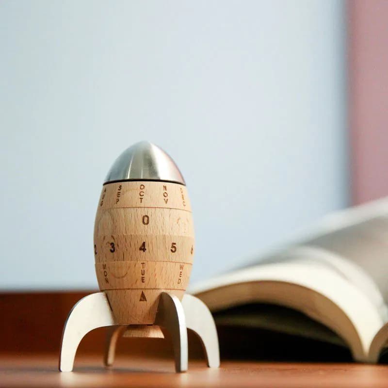 image-Wooden Rocket Calendar