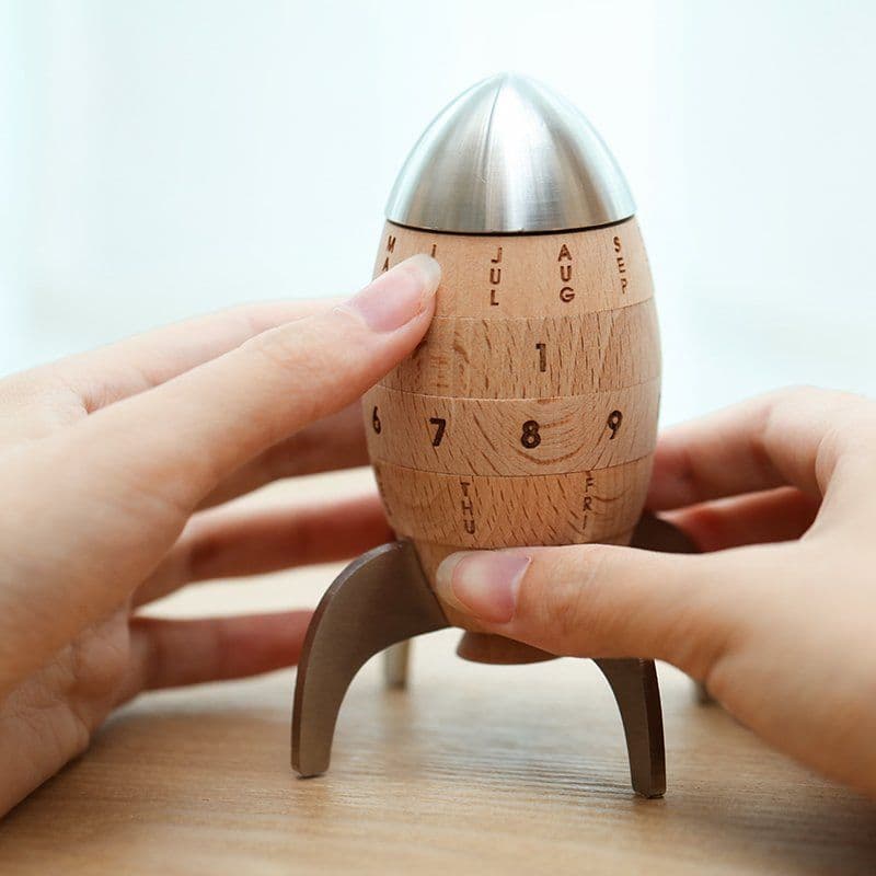 image-Wooden Rocket Calendar