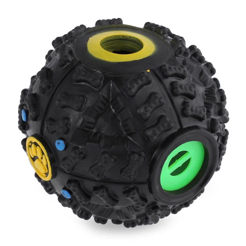 image-Trumpet Sound Leakage Food Ball Pet Shrieking Toy