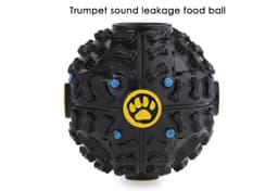image-Trumpet Sound Leakage Food Ball Pet Shrieking Toy