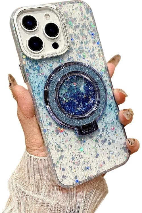image-iPhone 15 Case, Drop Glitter Gradient, Magnetic Charging Feature,