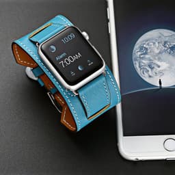 image-Sports Design Leather Apple Watch Band