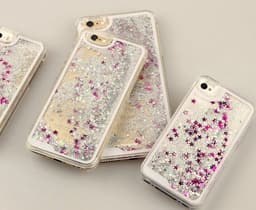 image-Silver Glitter iPhone Case
