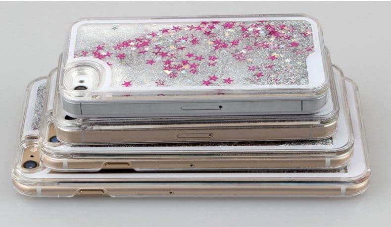 image-Silver Glitter iPhone Case
