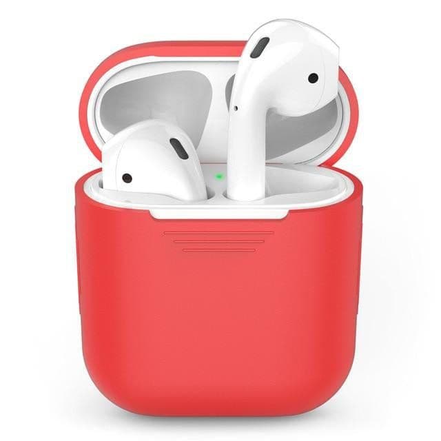 image-Ultra-thin Color Silicone AirPods Case