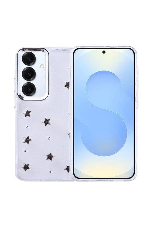 image-Samsung Galaxy S24 Plus Case, Polar Glitter Patterned Bow Cover