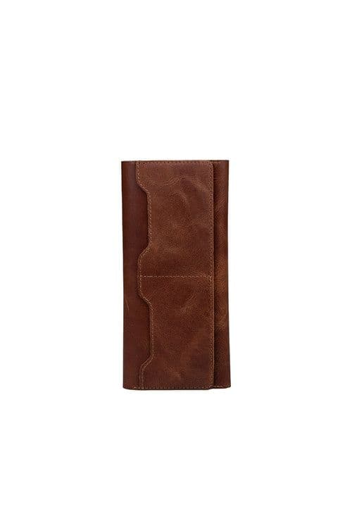 image-iPhone 16 Plus Case, 10 Card Slots, Genuine Leather Wallet Case