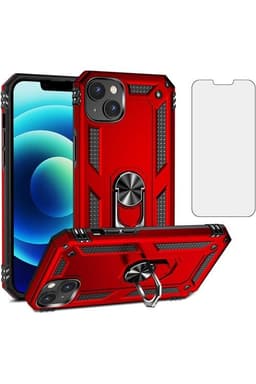 image-iPhone 15 Case Armor Tank Holder Hard Shockproof + Screen Protector
