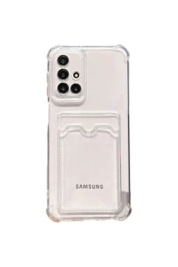 image-Samsung Galaxy A51 Case SFY Transparent Cover with Card Holder
