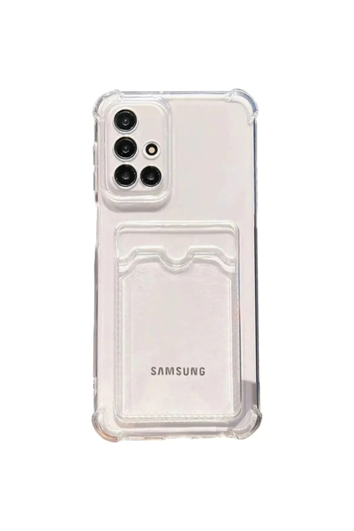 image-Samsung Galaxy A51 Case SFY Transparent Cover with Card Holder
