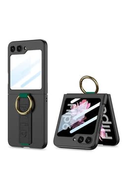 image-Samsung Galaxy Z Flip6 Case with Camera Protection and Ring Holder