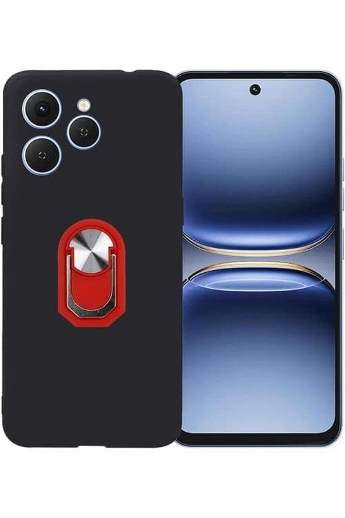 image-Tecno Spark 40 Case TPU Silicone Ring Holder Cast Cover