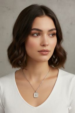 image-Stainless Steel Silver North Star Necklace for Women