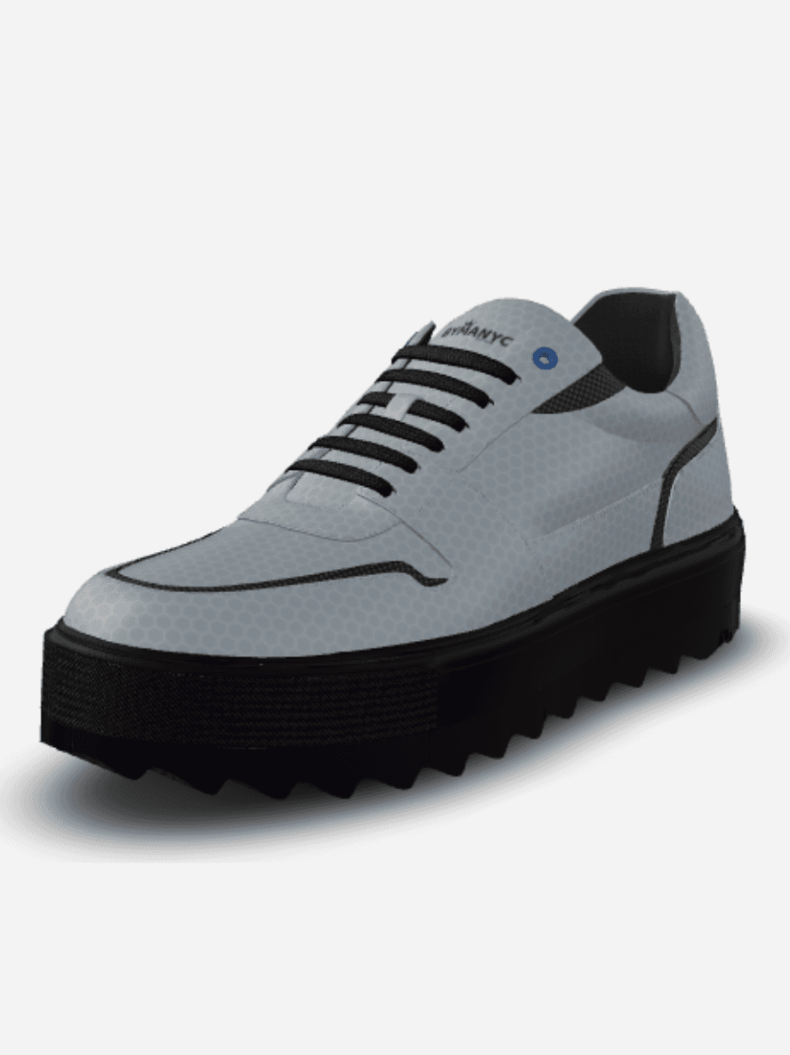 image-Recycled Sneakers BYMANYC ® New York FINANCIAL DISTRICT FLARE (Unisex)