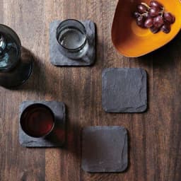 image-Slate Coaster Set