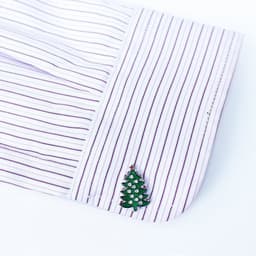 image-Christmas Tree Cufflinks