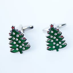 image-Christmas Tree Cufflinks