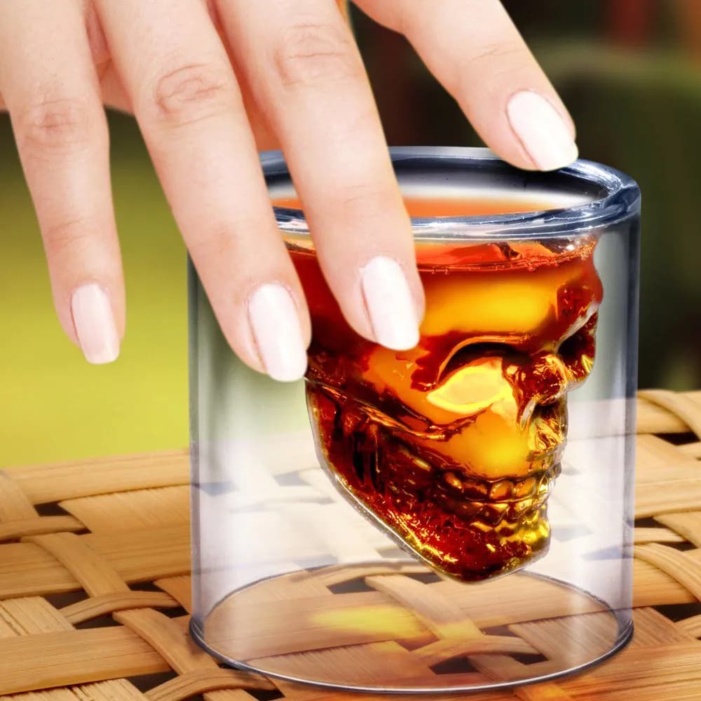 image-Doomed Skull Shot Glass
