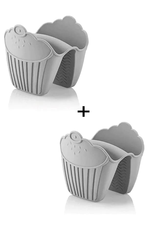 image-Set of 2 Silicone Oven Mitts Heat Resistant Microwave Pot and Tray