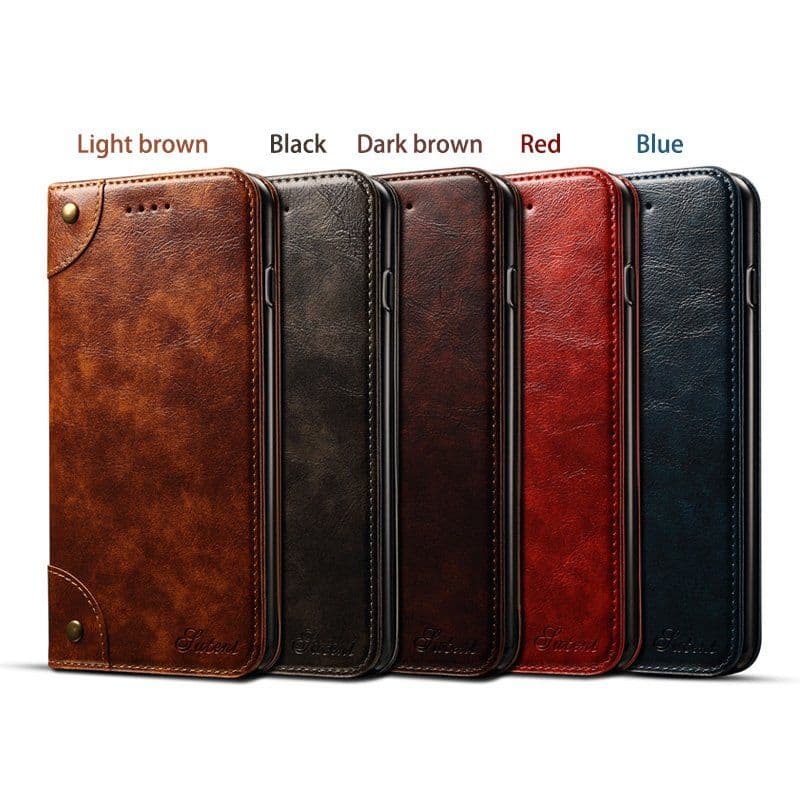 image-Retro Style iPhone 7/7+/8/8+ Wallet Case
