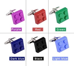 image-Lego Blocks Cufflinks