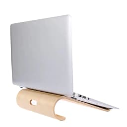image-Desk Wooden Laptop Stand Holder
