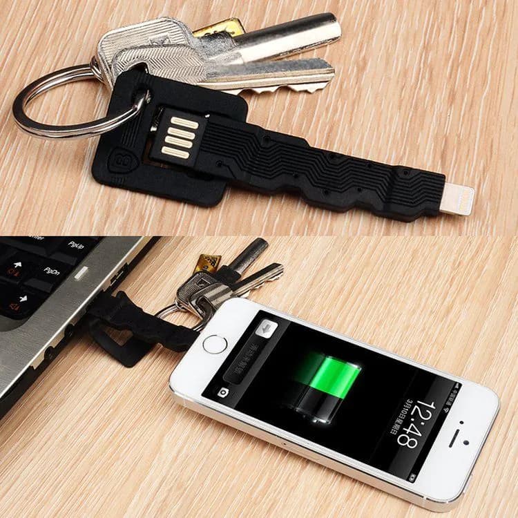 image-USB Keychain Lightning Cable