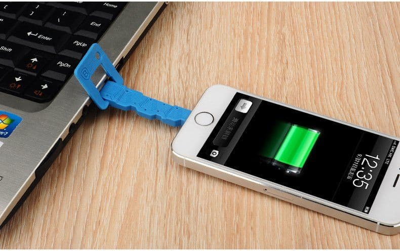 image-USB Keychain Lightning Cable
