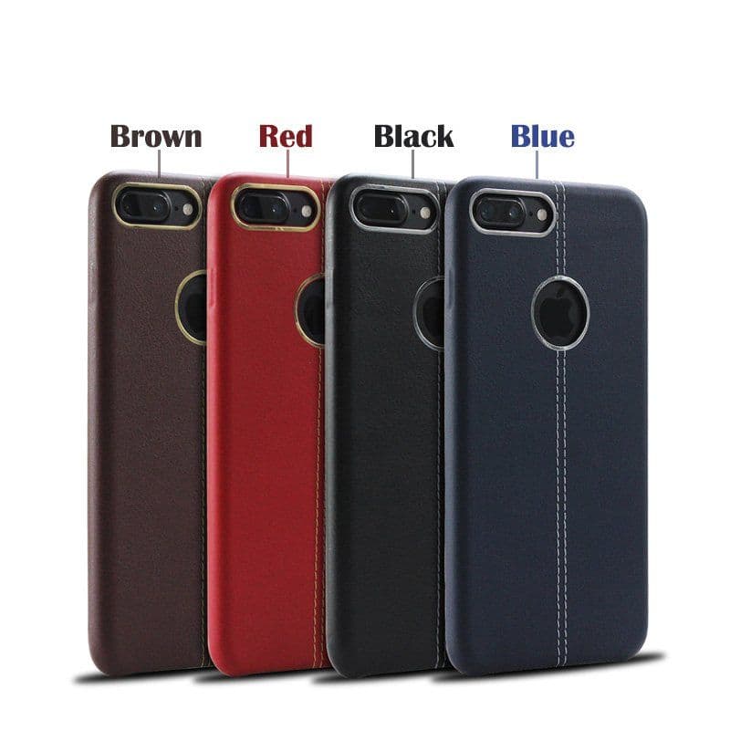 image-Luxury Leather iPhone Case