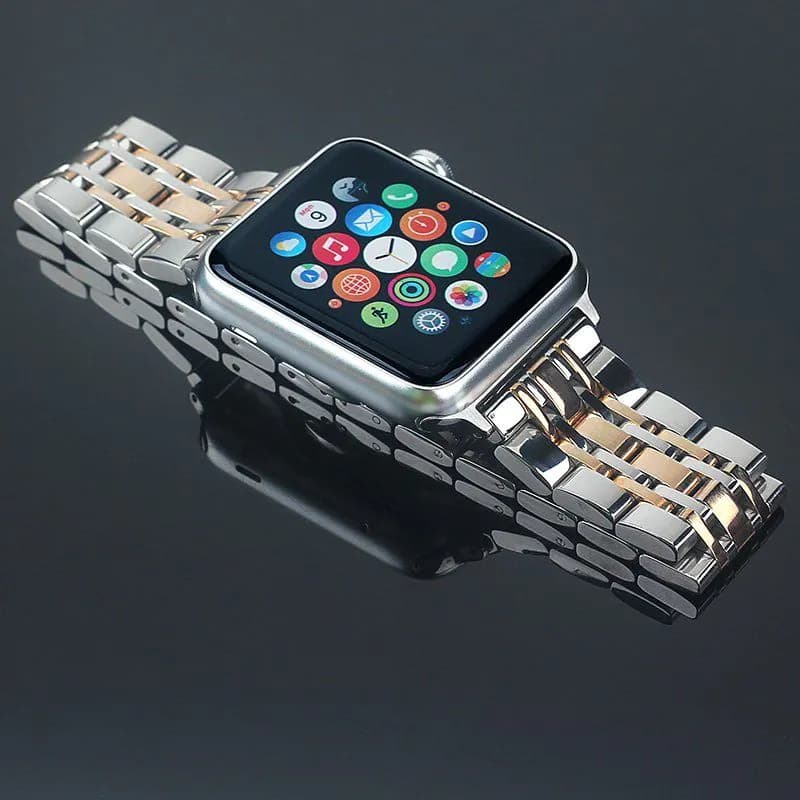image-Apple Watch Strap Stainless Steel Band
