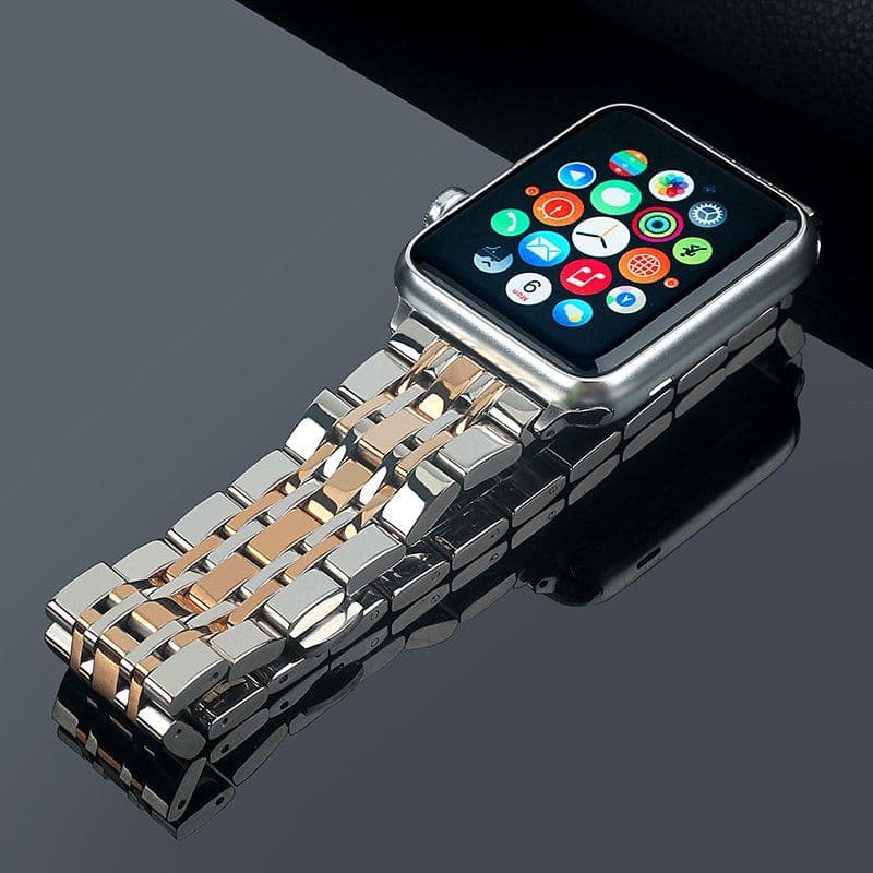 image-Apple Watch Strap Stainless Steel Band