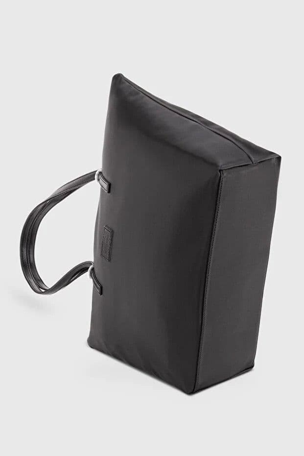 image-Black Shopper Tote Bag for Women