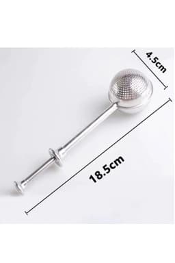 image-Practical Stainless Steel Flour, Cocoa Powdered Sugar Sifter Tea