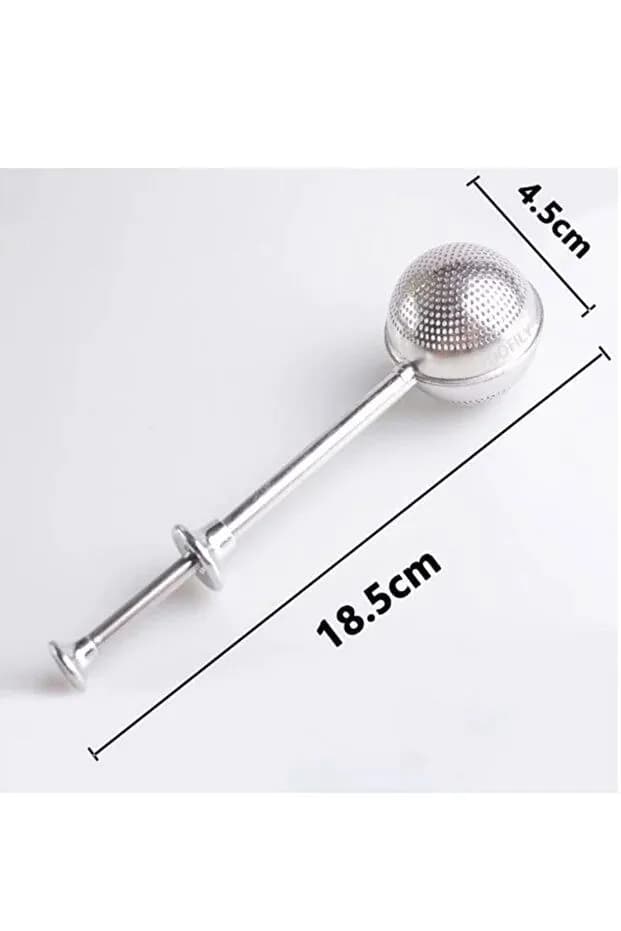 image-Practical Stainless Steel Flour, Cocoa Powdered Sugar Sifter Tea