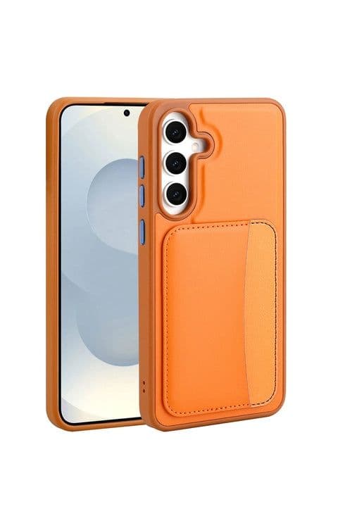 image-Samsung Galaxy A36 Case with Card Holder, X-Card, PU Leather Cover