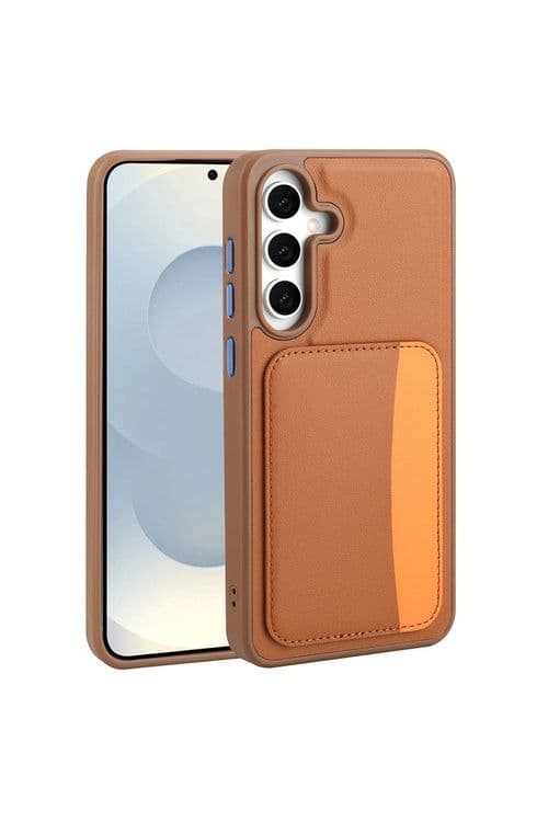 image-Samsung Galaxy A36 Case with Card Holder, X-Card, PU Leather Cover