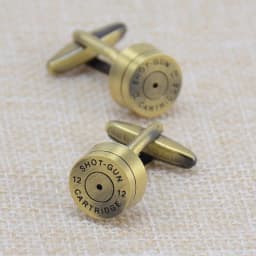 image-Brass Bullet Cufflinks