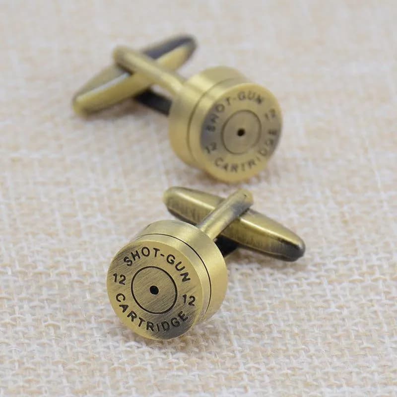 image-Brass Bullet Cufflinks