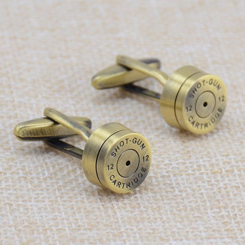 image-Brass Bullet Cufflinks