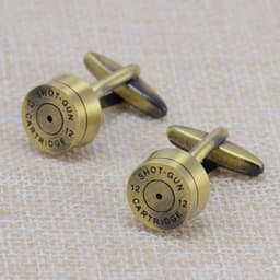 image-Brass Bullet Cufflinks