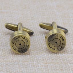 image-Brass Bullet Cufflinks
