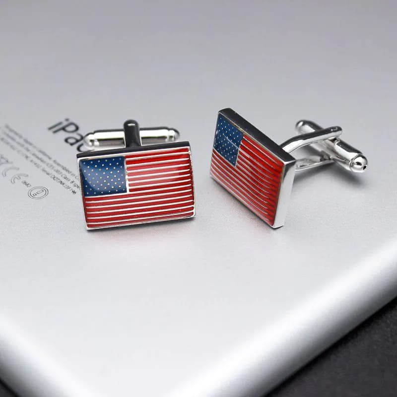 image-The United States Flag Cufflinks