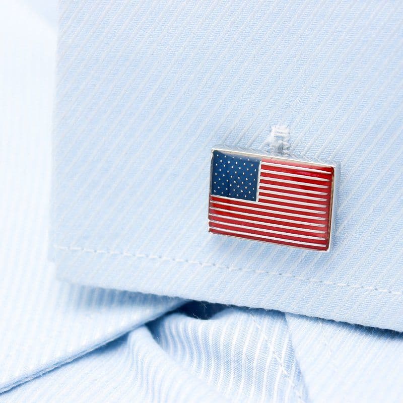 image-The United States Flag Cufflinks