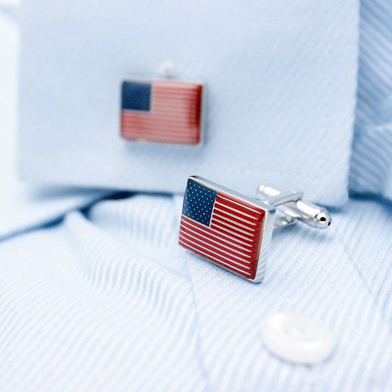 image-The United States Flag Cufflinks