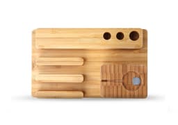 image-Bamboo Docking Station With 4 USB Port