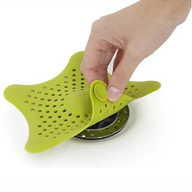 image-Rubber Drain Protector Hair Catcher Drain Cover